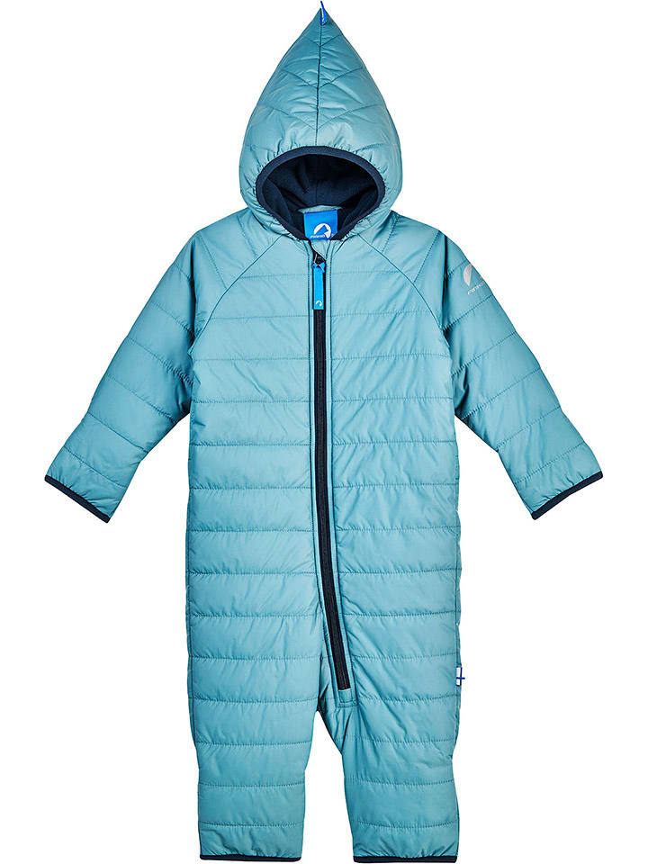 finkid Kombinezon zimowy "Pikku Vanu" w kolorze błękitnym rozmiar: 90/100