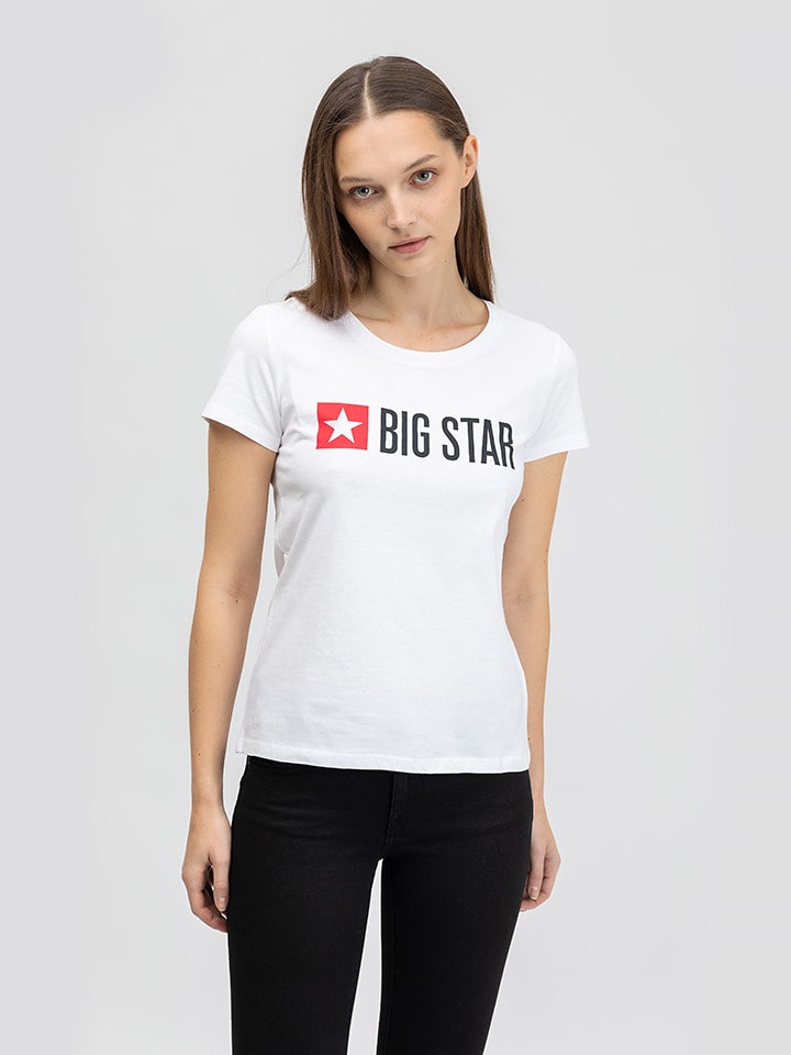 BIG STAR Koszulka w kolorze białym rozmiar: S