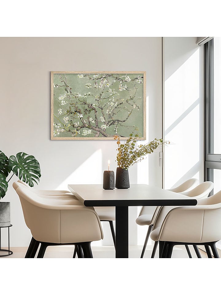 Orangewallz Druk artystyczny "Van Gogh" w ramce rozmiar: 50x70 cm