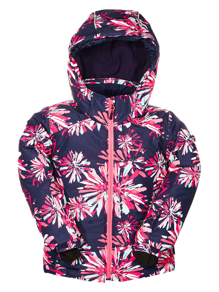 Kamik Kurtka narciarska "Tallie Mari" w kolorze granatowo-różowym rozmiar: 176