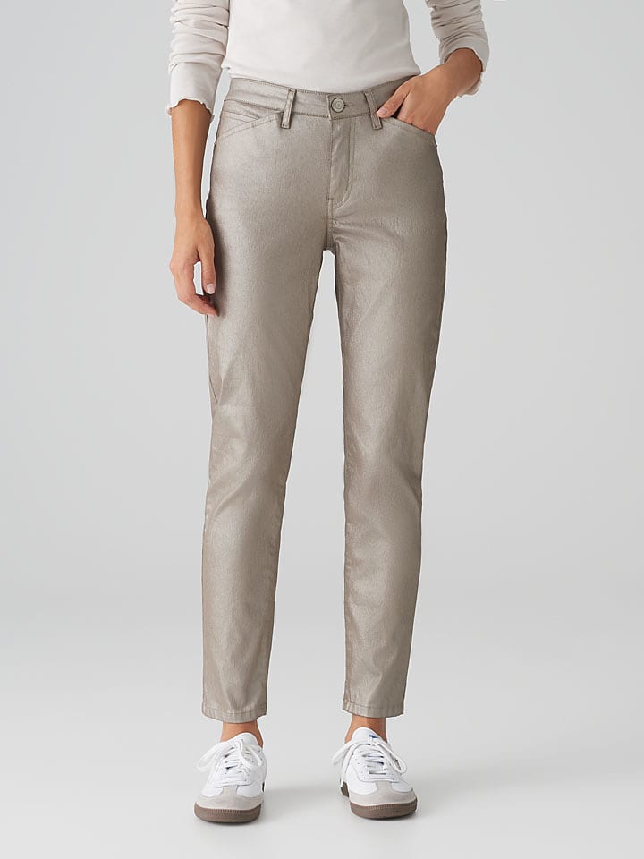 OPUS Dżinsy - Slim fit - w kolorze szarobrązowym rozmiar: 34/L28