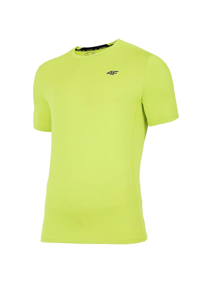 4F Koszulka funkcyjna w kolorze limonkowym rozmiar: S