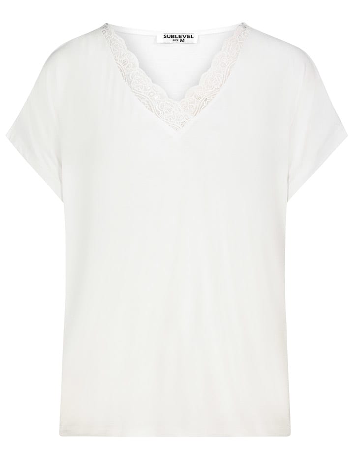 Sublevel Koszulka w kolorze białym rozmiar: XS