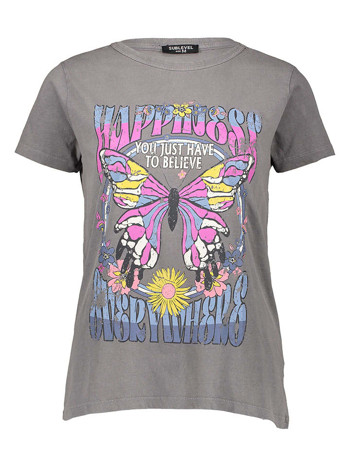 Sublevel Koszulka w kolorze szarym rozmiar: XL