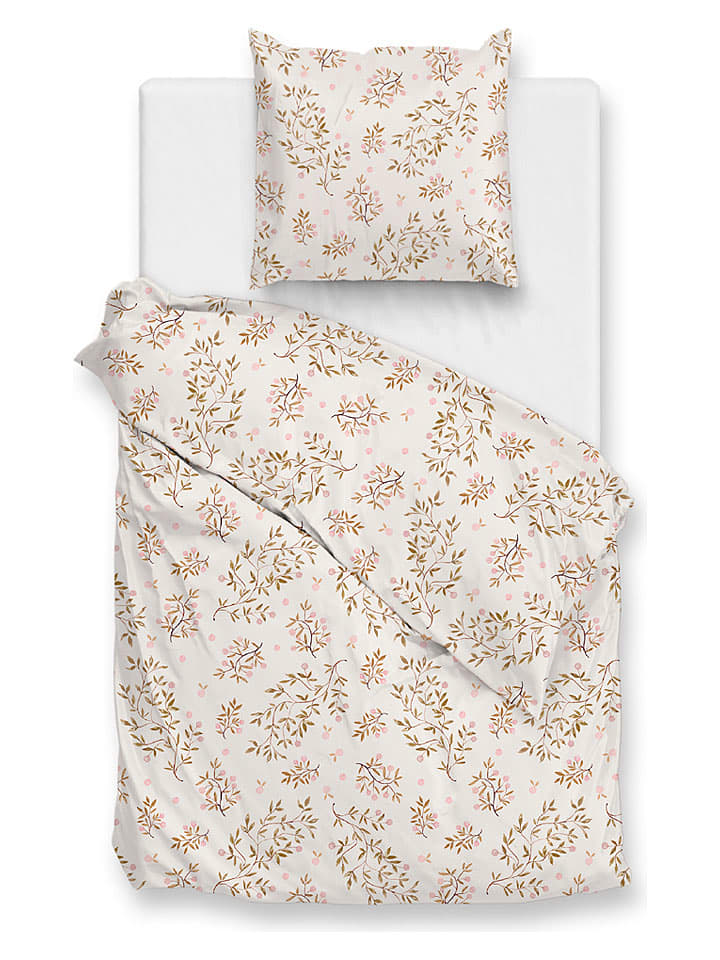 Zo!Home Komplet pościeli "Fico" w kolorze beżowym rozmiar: 140x220 cm