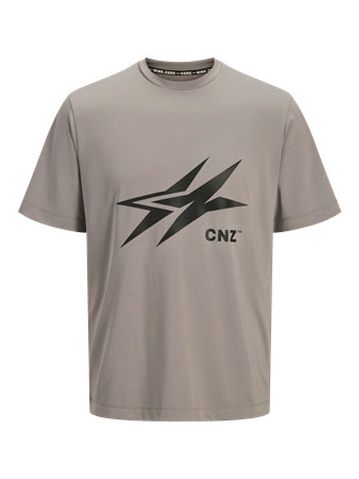 CNZ Koszulka sportowa "Amsterdam" w kolorze szarym rozmiar: XL