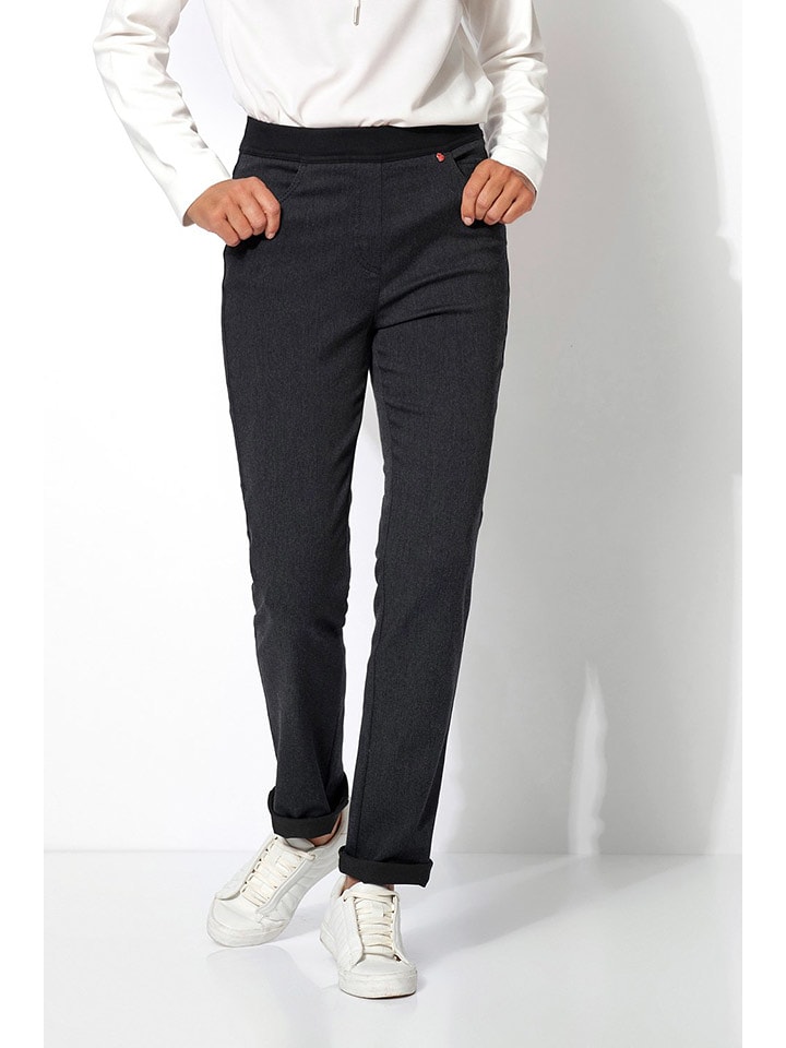 Relaxed by TONI Spodnie w kolorze antracytowym rozmiar: 26