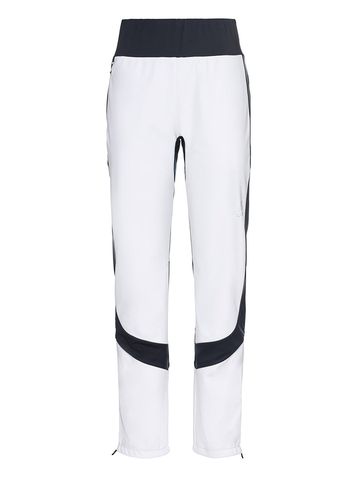 Odlo Spodnie narciarskie "Silsand" w kolorze biało-czarnym rozmiar: XL