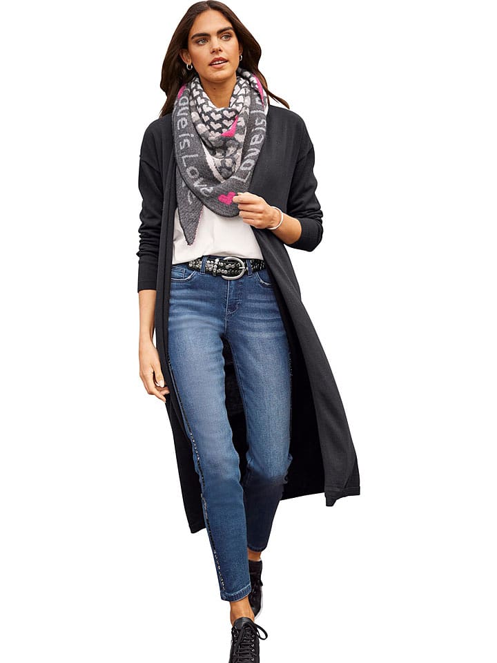 Heine Dżinsy - Slim fit - w kolorze niebieskim rozmiar: 40