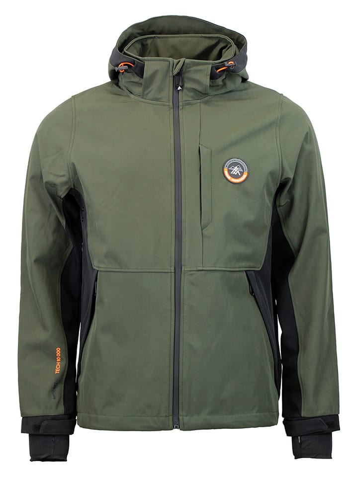 Peak Mountain Kurtka softshellowa w kolorze khaki rozmiar: M