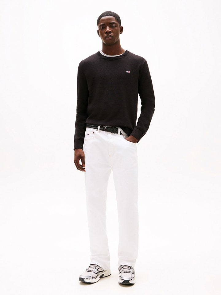 TOMMY JEANS Sweter w kolorze czarnym rozmiar: M