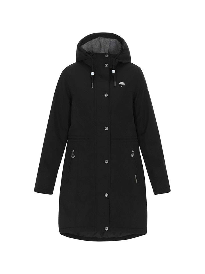 Schmuddelwedda Parka w kolorze czarnym rozmiar: L