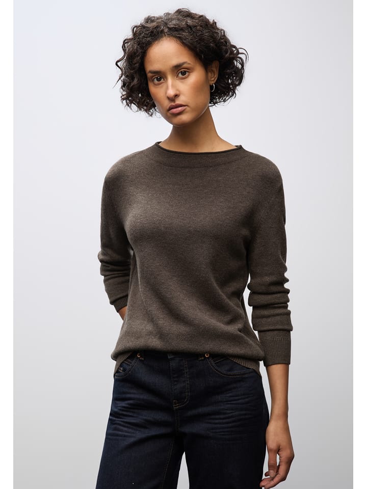 Cecil Sweter w kolorze ciemnobrązowym rozmiar: 40