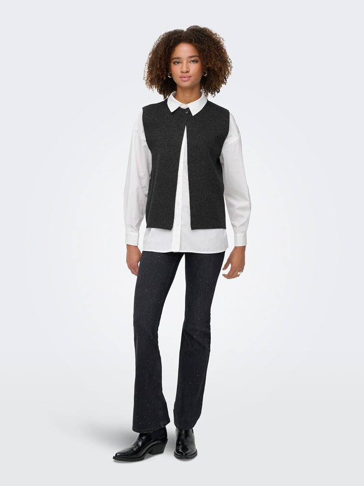 ONLY Kamizelka w kolorze czarnym rozmiar: L