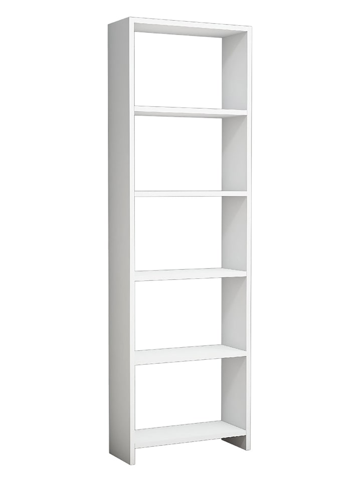 Scandinavia Concept Regał w kolorze białym na książki - 50 x 160 x 20 cm rozmiar: onesize