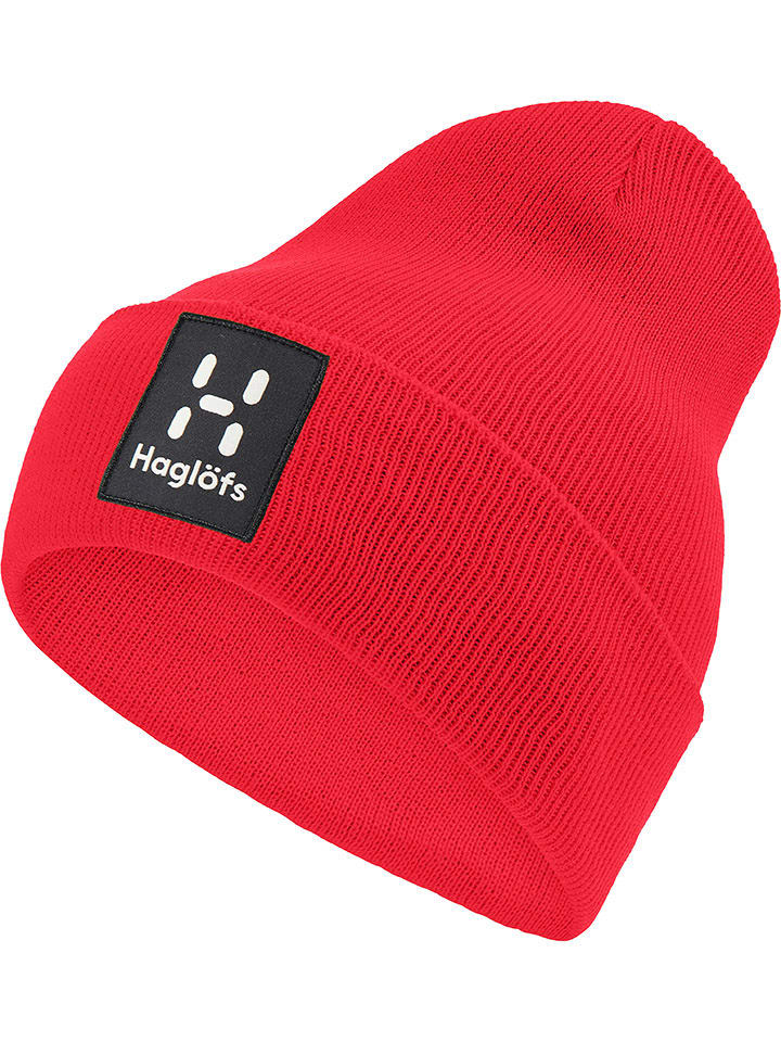 Haglöfs Czapka beanie "Aze" w kolorze czerwonym rozmiar: onesize