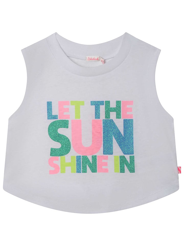 Billieblush Top w kolorze szarym ze wzorem rozmiar: 140