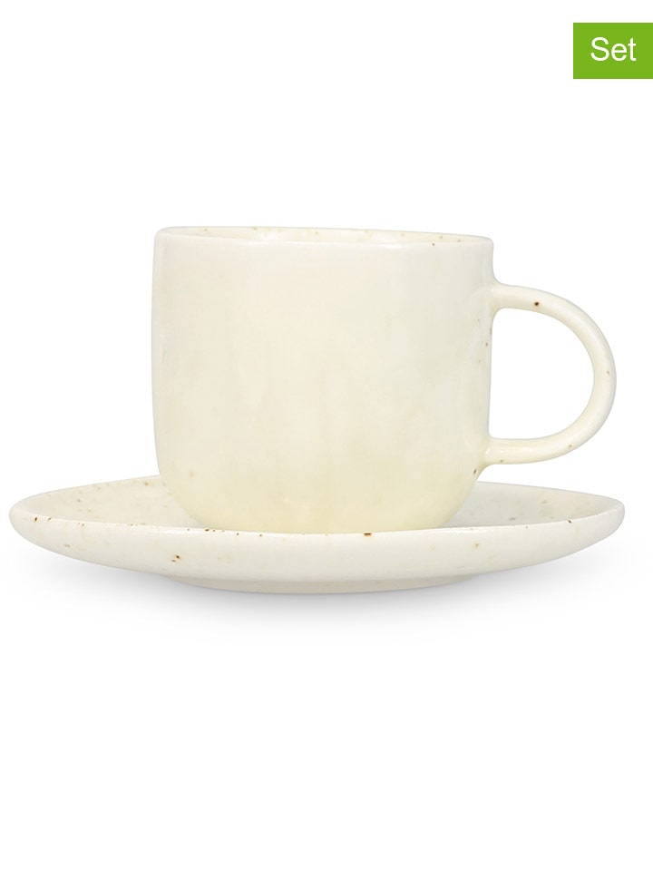 Salt and Pepper Kubki (4 szt.) "Studio Urban" w kolorze kremowym - 240 ml rozmiar: onesize