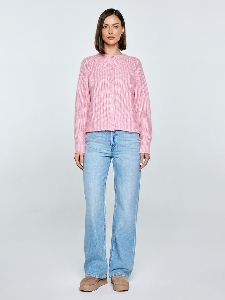 BIG STAR Kardigan w kolorze jasnoróżowym rozmiar: L/XL