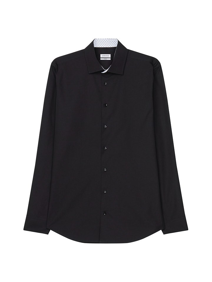 Seidensticker Koszula - Slim fit - w kolorze czarnym rozmiar: 38