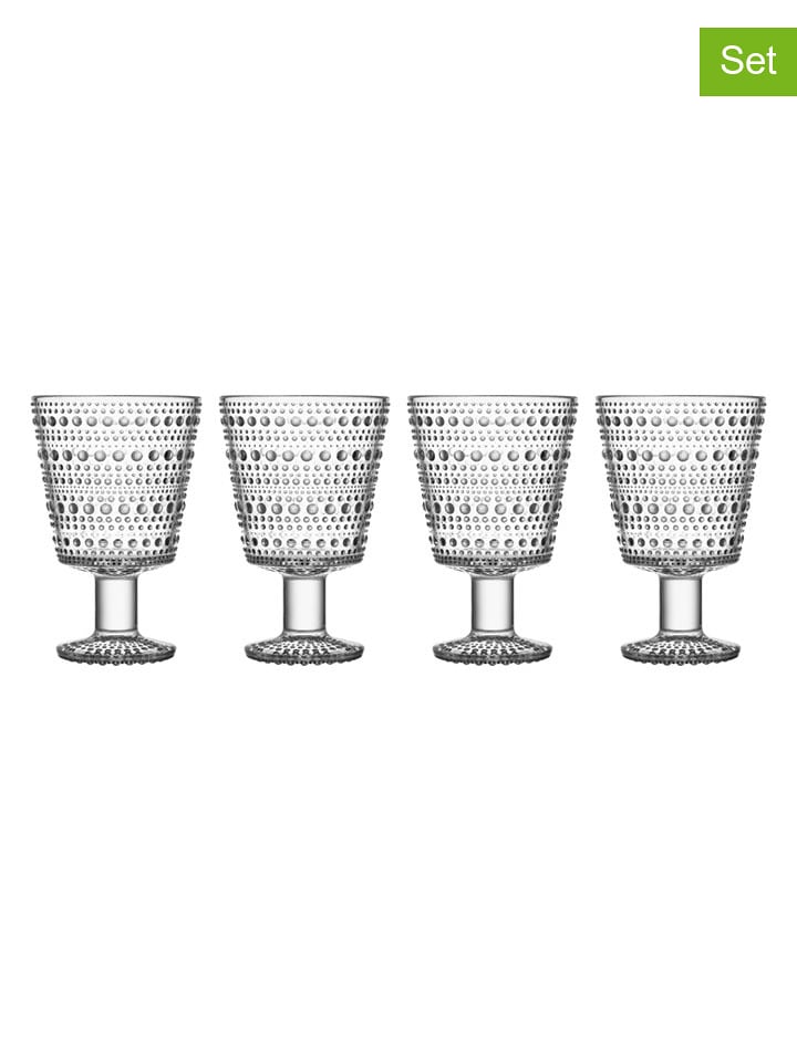 iittala Kieliszki (4 szt.) ''Kastehelmi'' - 260 ml rozmiar: onesize