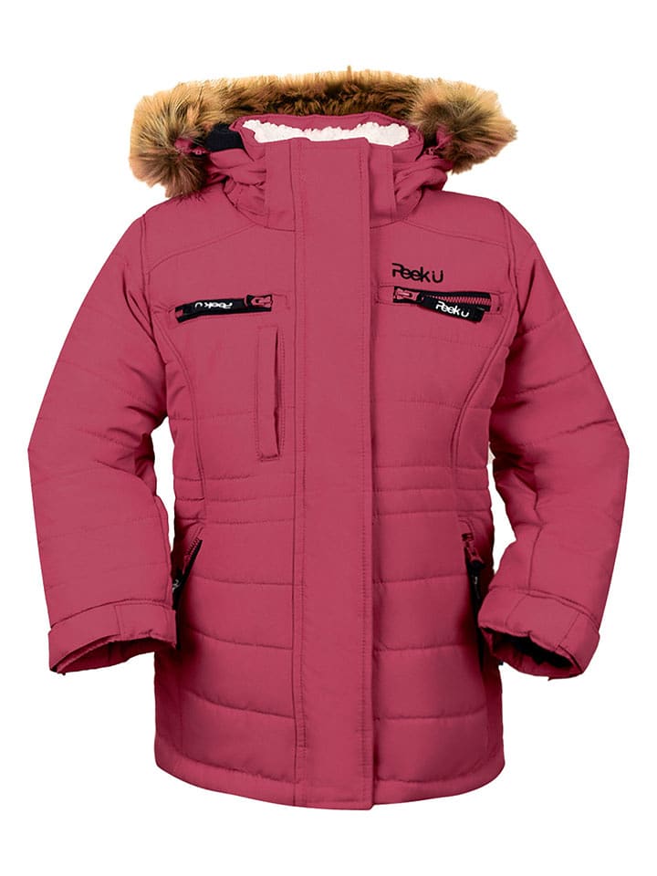 Peek U Parka zimowa w kolorze różowym rozmiar: 140