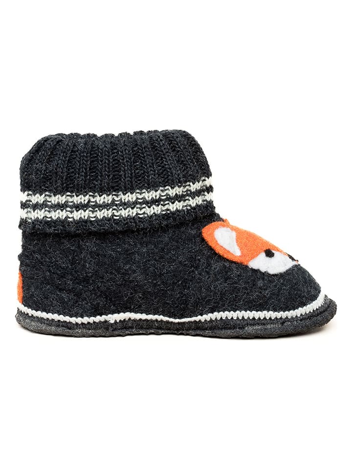 kitz-pichler Kapcie "Fuchs" w kolorze czarnym rozmiar: 33