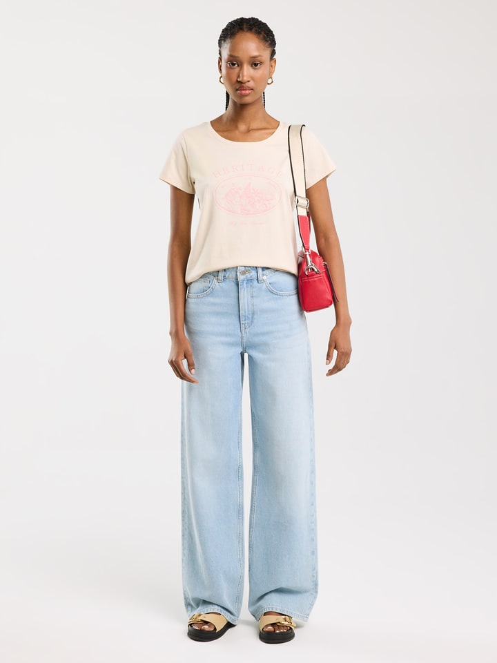 BIG STAR Koszulka w kolorze beżowym rozmiar: XL