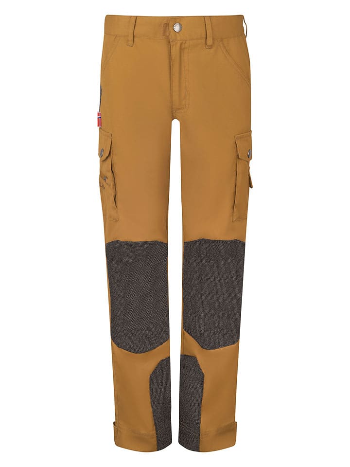 Trollkids Spodnie funkcyjne "Hammerdalen" w kolorze jasnobrązowym rozmiar: 98