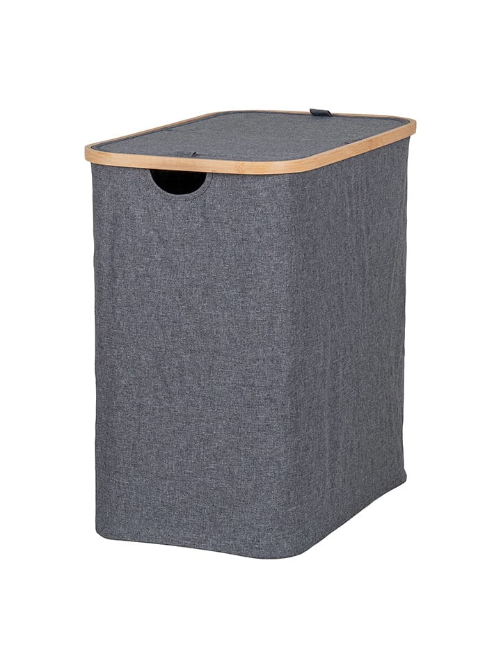 House Nordic Kosz w kolorze antracytowym na pranie - 33 x 54 x 54 cm rozmiar: onesize