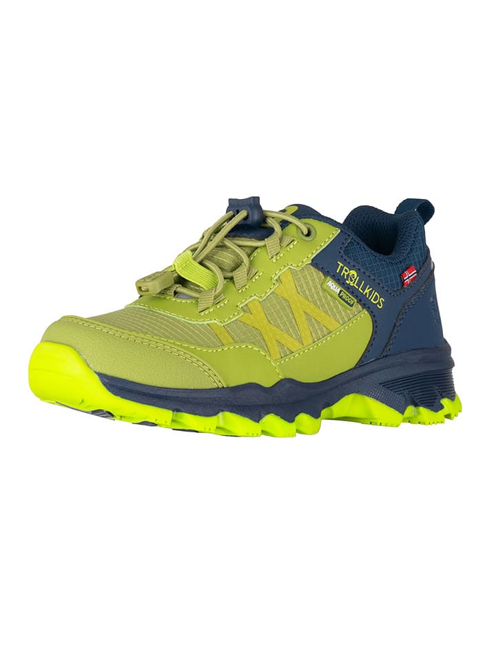 Trollkids Buty turystyczne "Trolltunga" w kolorze żółto-granatowym rozmiar: 32