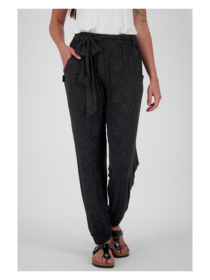 alife and kickin Spodnie "AliceAK" w kolorze czarnym rozmiar: S