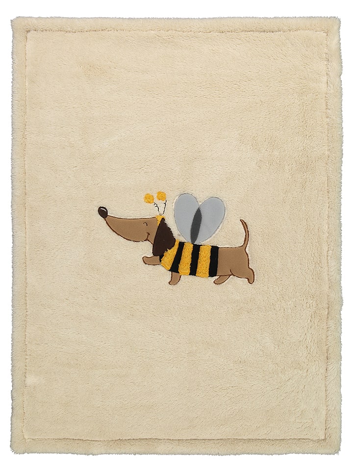 maryplaid Kocyk niemowlęcy w kolorze beżowym rozmiar: 66x86 cm