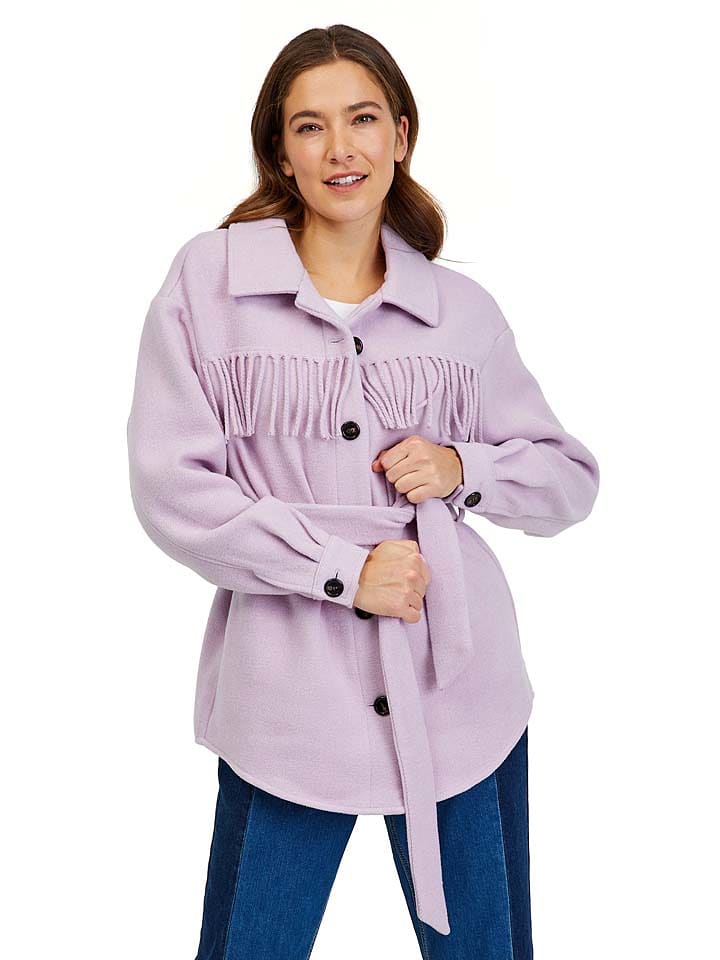orsay Kurtka koszulowa w kolorze lawendowym rozmiar: 38