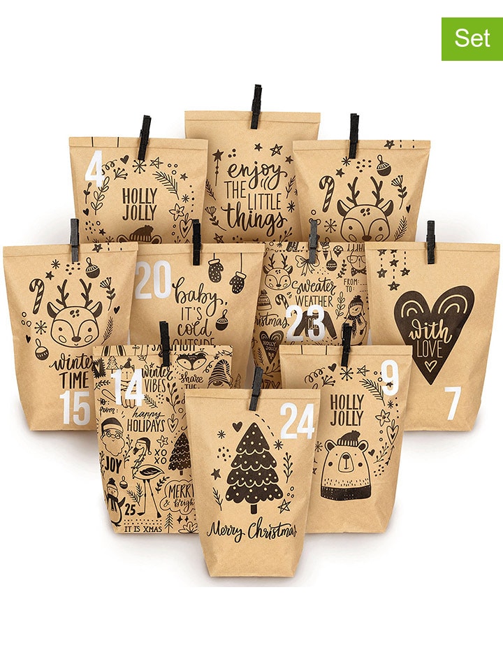 G. Wurm 72-częściowy zestaw w kolorze jasnobrązowo-białym rozmiar: onesize