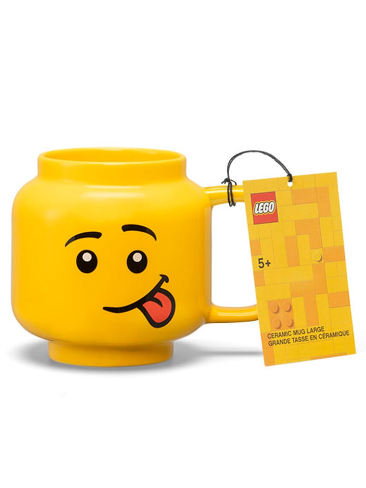LEGO Kubek "Silly" w kolorze żółtym - 530 ml rozmiar: onesize