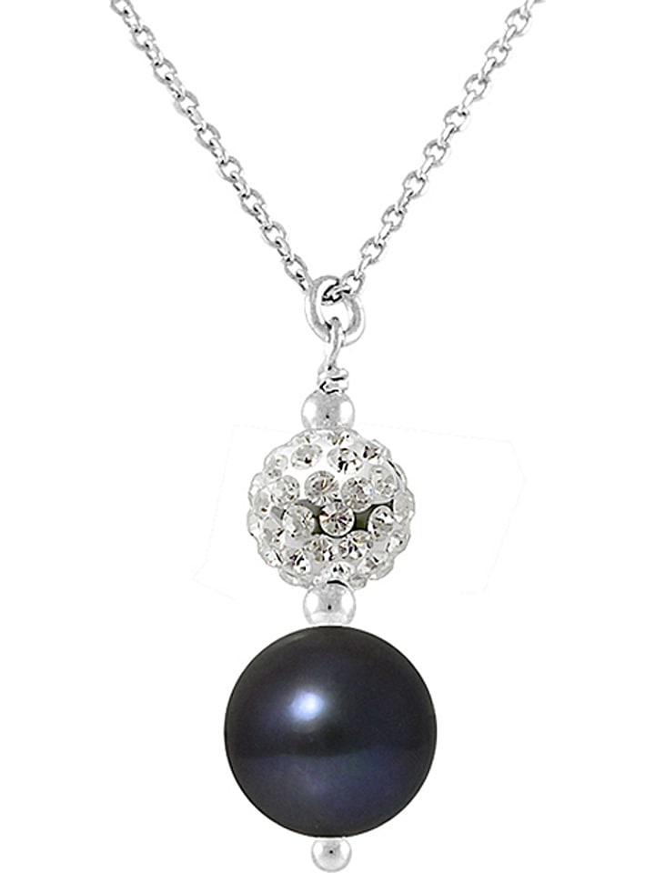 Pearline Srebrny naszyjnik z perłą - dł. 42 cm rozmiar: onesize