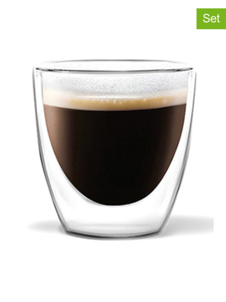 Vialli Design Szklanki (2 szt.) do espresso - 80 ml rozmiar: onesize