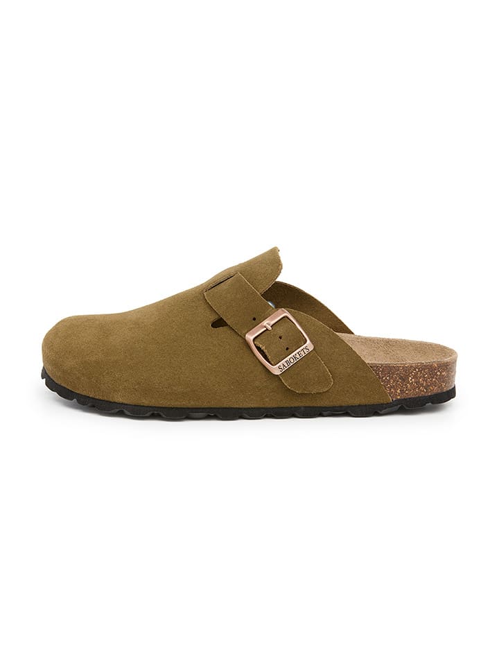 SABOKETS Chodaki w kolorze khaki rozmiar: 40
