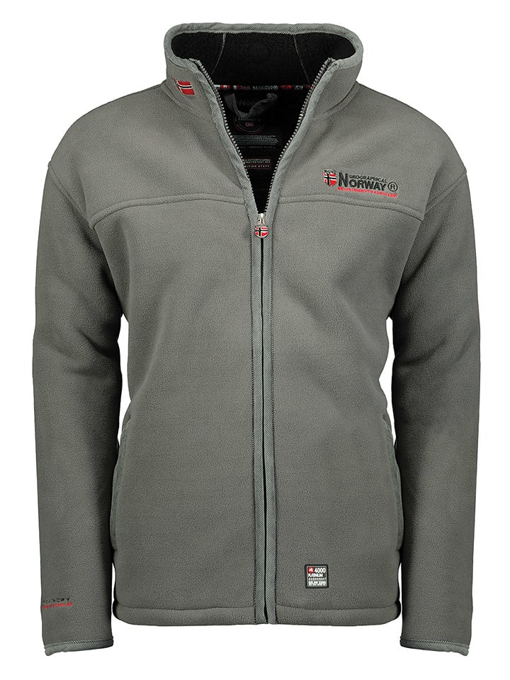 Geographical Norway Kurtka polarowa w kolorze khaki rozmiar: XXL