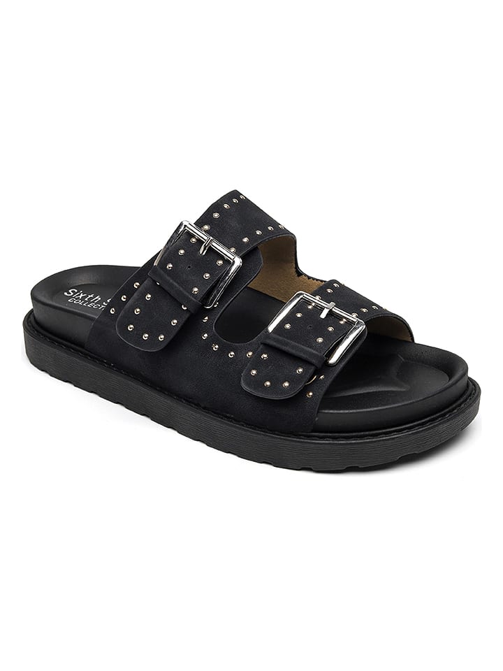 Sixth Sens Klapki w kolorze czarnym rozmiar: 38