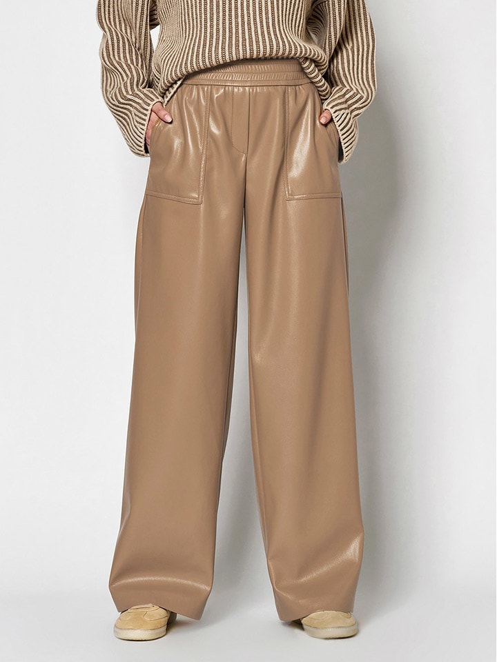 Rosner Spodnie "Mara" w kolorze karmelowym rozmiar: 46/L32