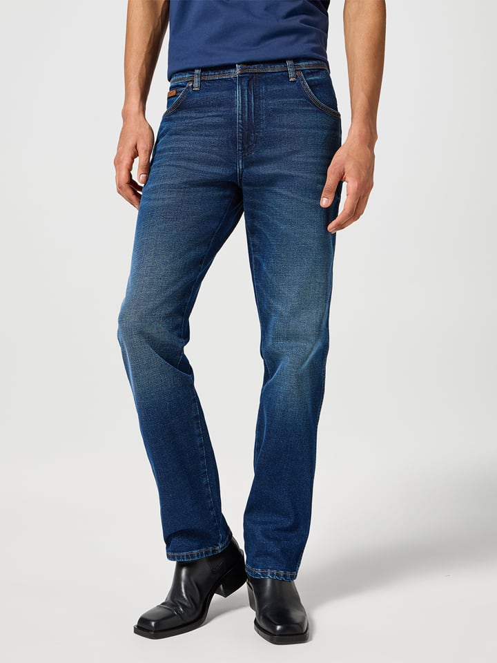 Wrangler Dżinsy - Regular fit - w kolorze granatowym rozmiar: W31/L34