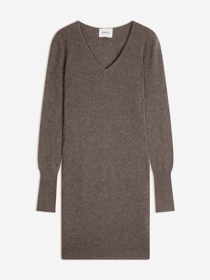 Perfect Cashmere Kaszmirowa sukienka "Joy" w kolorze brązowym rozmiar: M