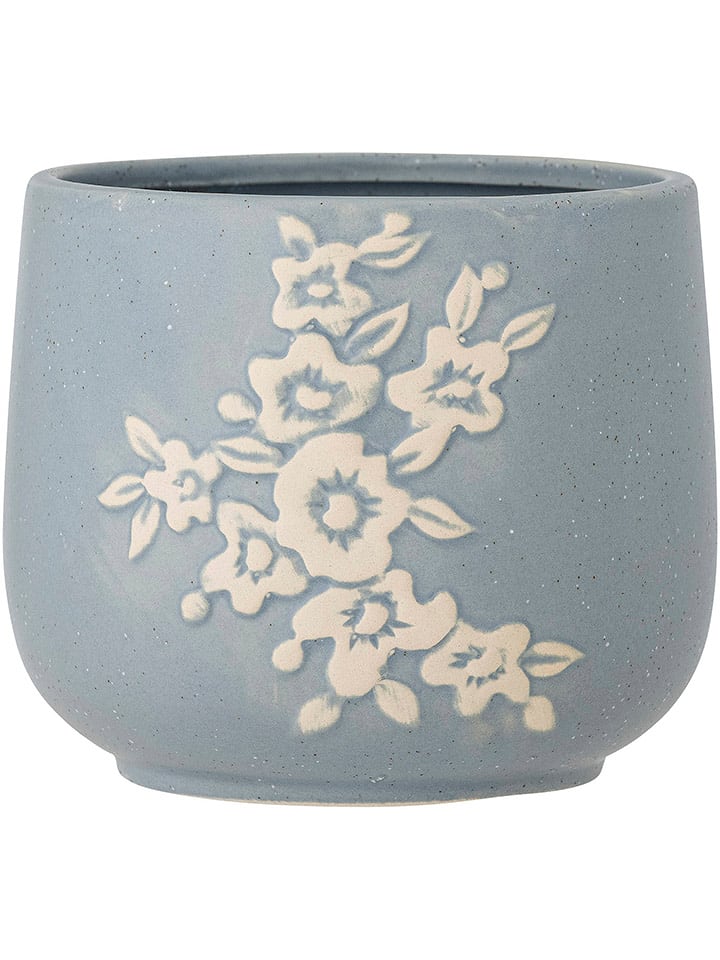 Bloomingville Doniczka "Betino" w kolorze błękitnym - wys. 13,5 x Ø 16 cm rozmiar: onesize