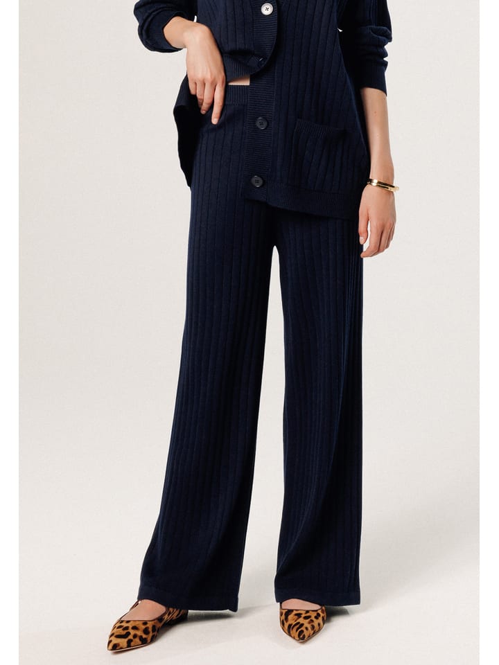 Rodier Spodnie w kolorze granatowym rozmiar: L