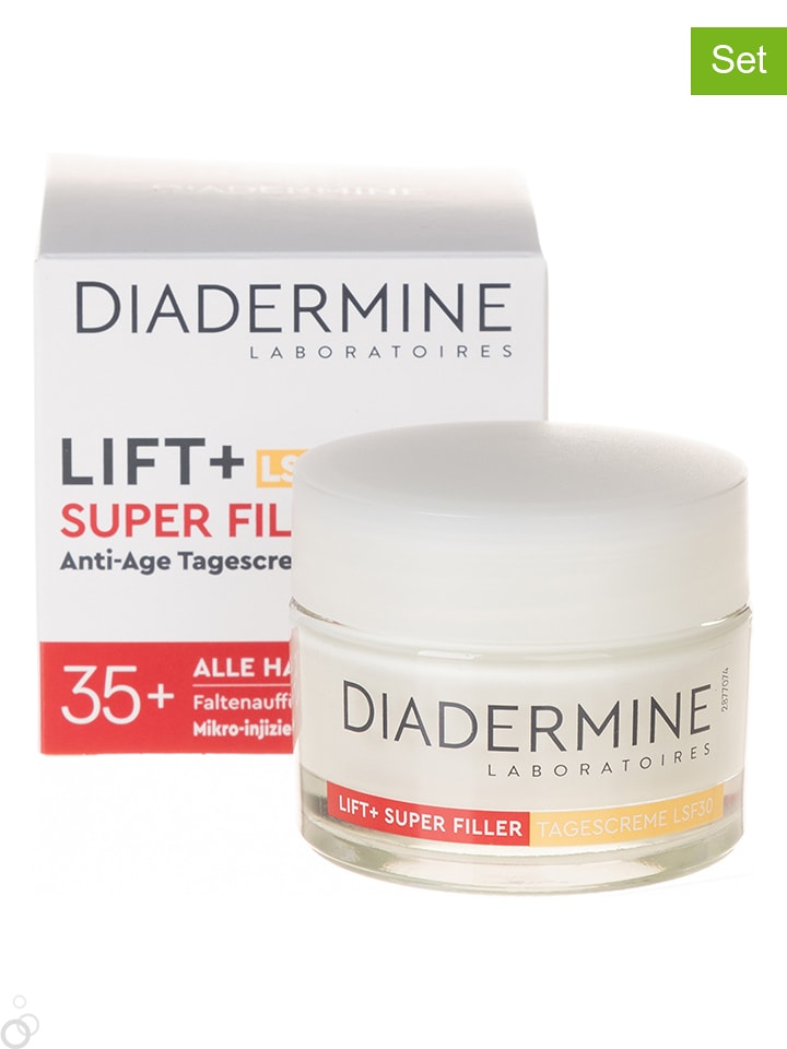 DIADERMINE Kremy na dzień (3 szt.) "Lift+Super Filler" - po 50 ml rozmiar: onesize