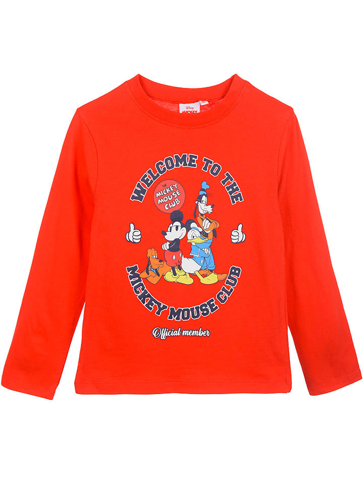 Disney Mickey Mouse Koszulka "Myszka Miki" w kolorze czerwonym rozmiar: 116
