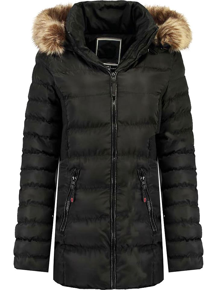 Canadian Peak Płaszcz zimowy "Anieseak" w kolorze czarnym rozmiar: 140