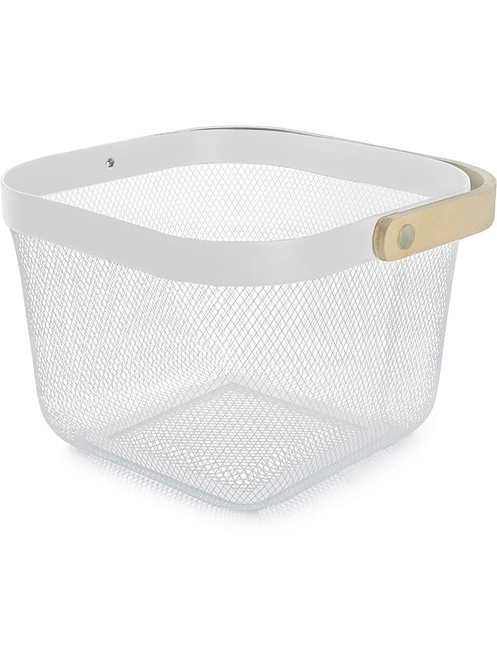 Ibili Koszyk w kolorze biało-beżowym - 26 x 18 x 25 cm rozmiar: onesize